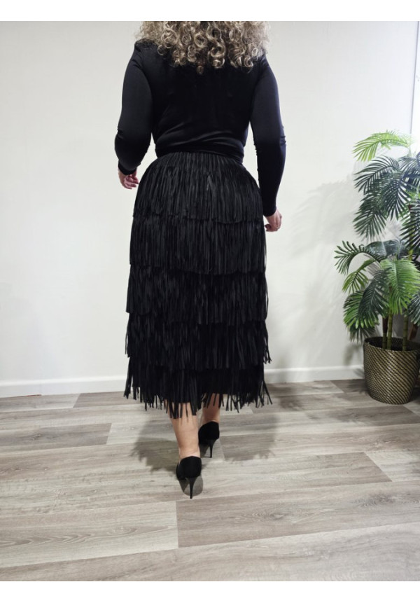 Falda Flecos