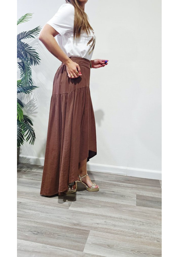Falda Maroon