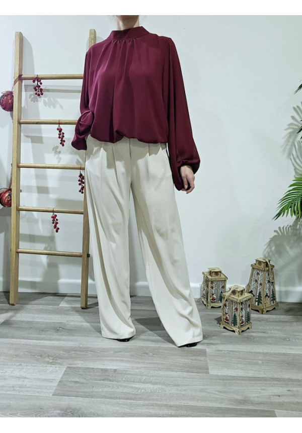 Pantalón Pinza Beige