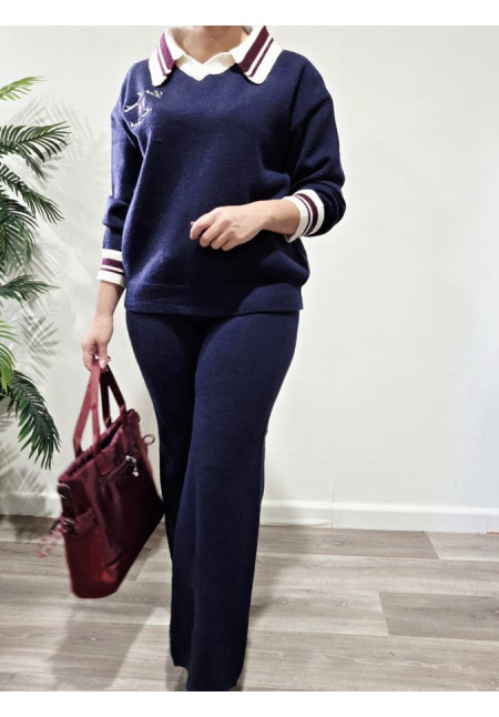 Conjunto Lana Azul