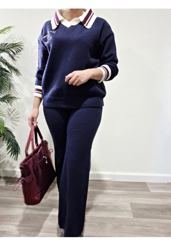 Conjunto Lana Azul