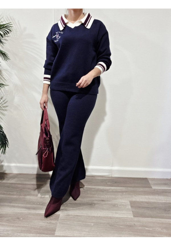 Conjunto Lana Azul