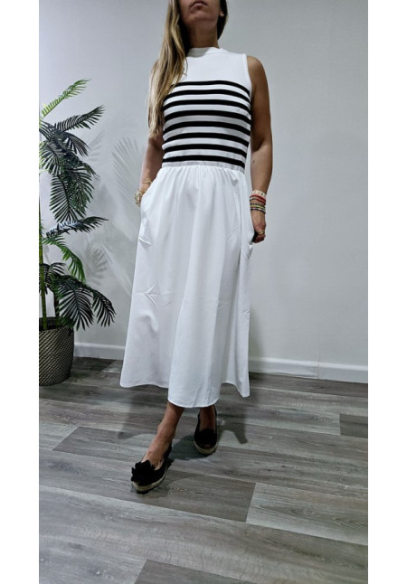 Vestido Rayado 