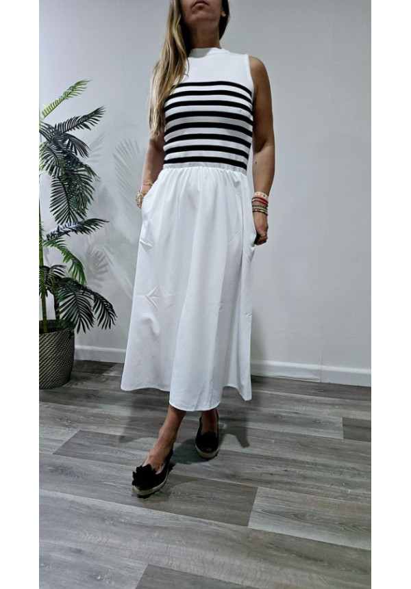 Vestido Rayado 