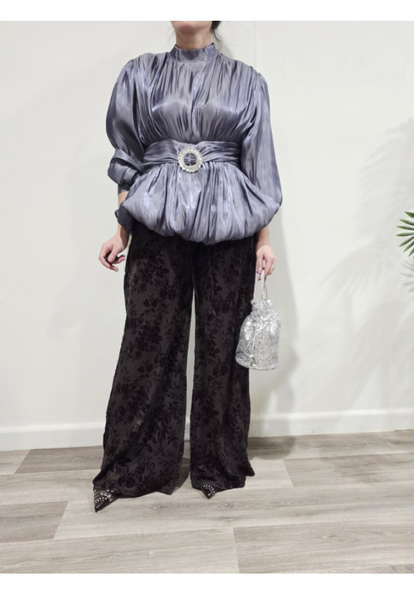 Pantalón Floral Velvet