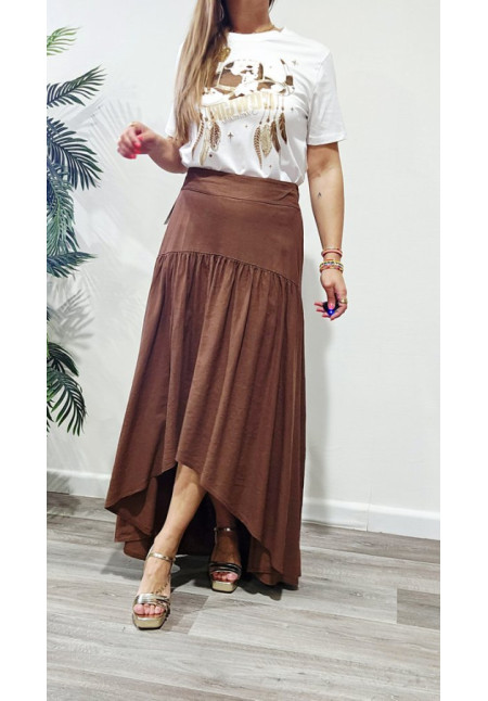 Falda Maroon