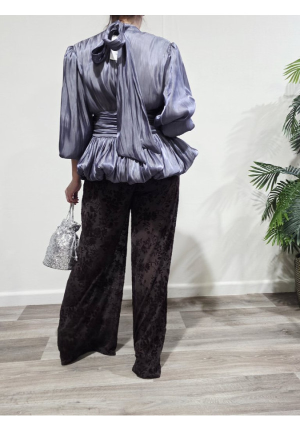 Pantalón Floral Velvet