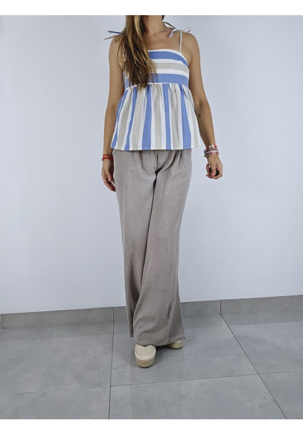 Pantalón Lino Cinturón