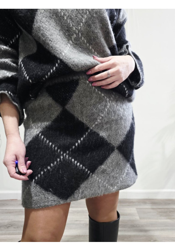 Conjunto Lana Rombos