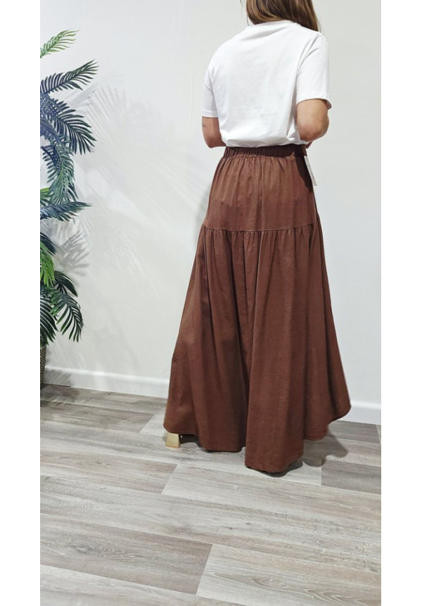 Falda Maroon