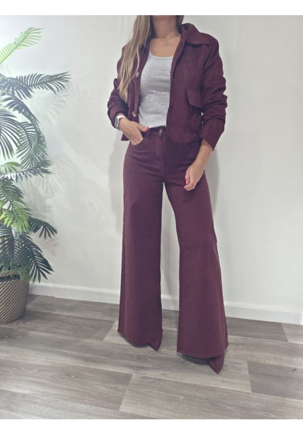 Chaqueta Burdeos