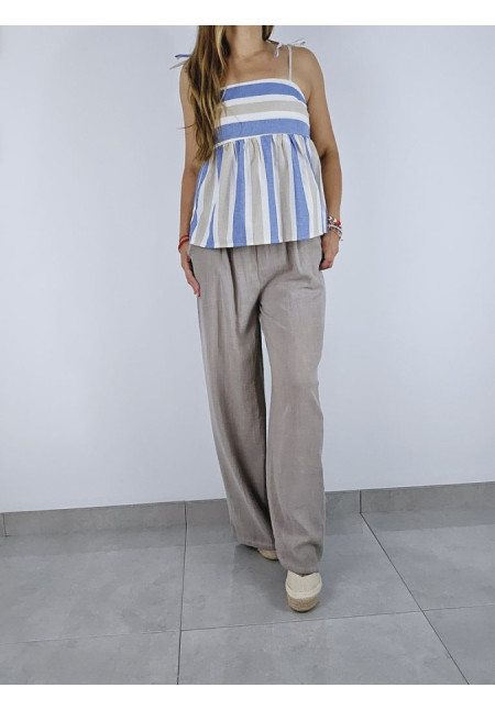 Pantalón Lino Cinturón