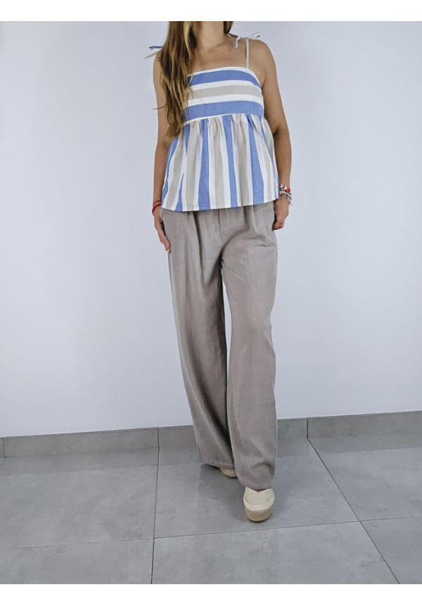 Pantalón Lino Cinturón
