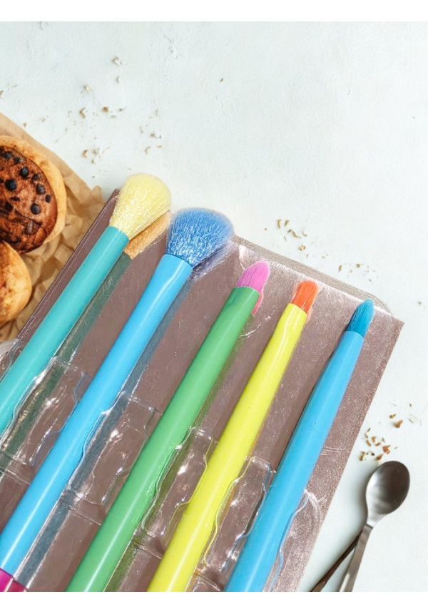 Set Brochas Ojos Multicolor