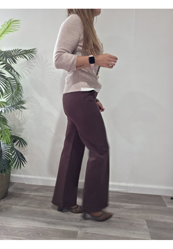 Pantalón Marrón Punto