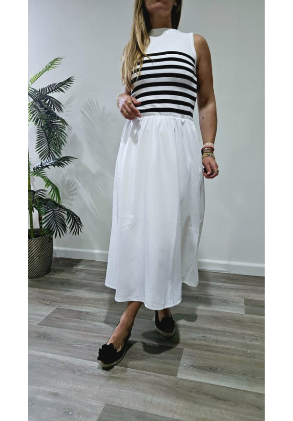 Vestido Rayado 