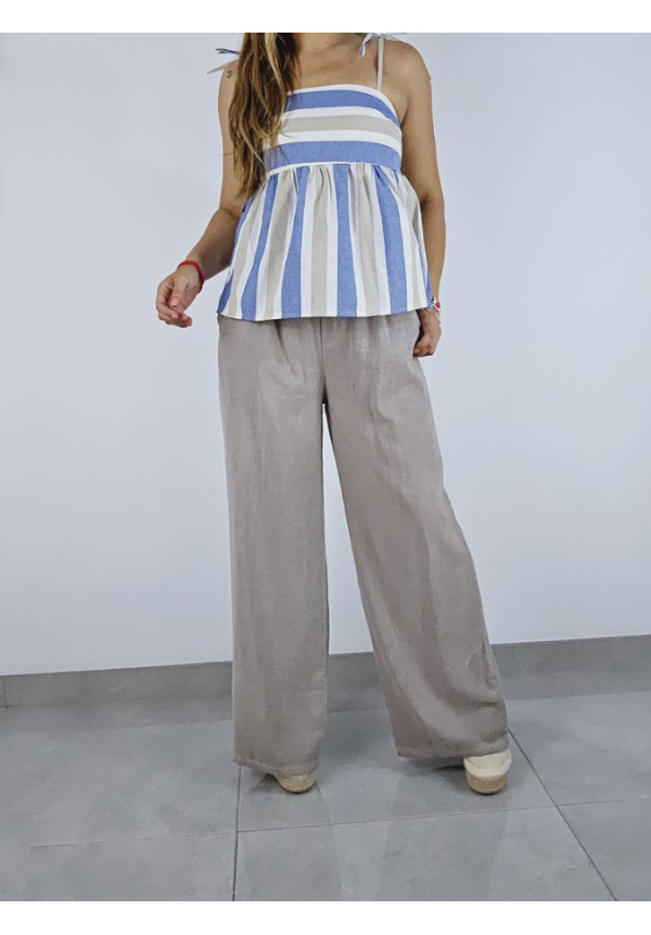 Pantalón Lino Cinturón