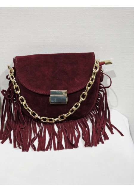 Mini Bolso Serraje Flecos