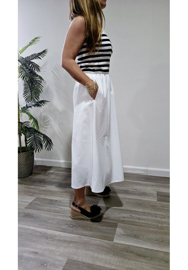 Vestido Rayado 