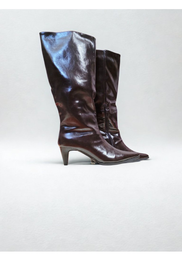 Bota Marrón Tacón
