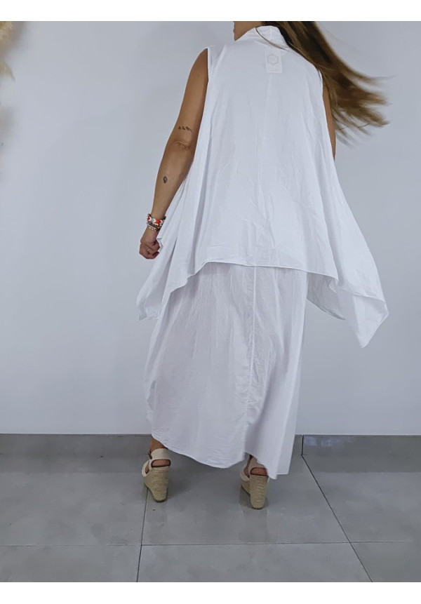 Vestido Con Chaleco