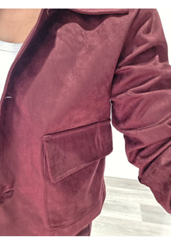 Chaqueta Burdeos