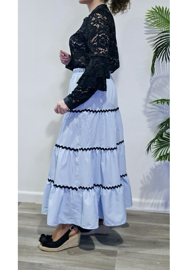 Falda Romera Vichy