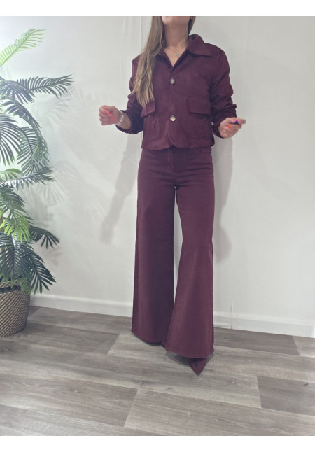 Chaqueta Burdeos