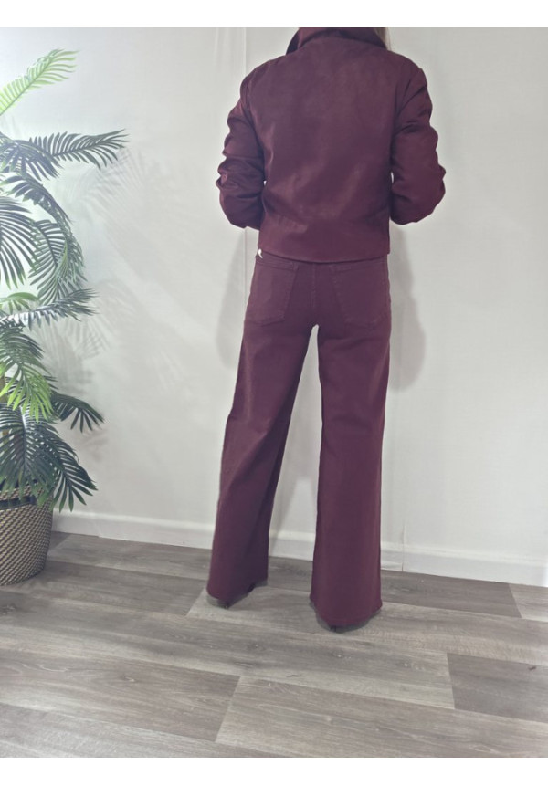 Chaqueta Burdeos