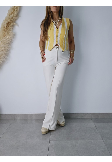 Chaleco Rayado Amarillo