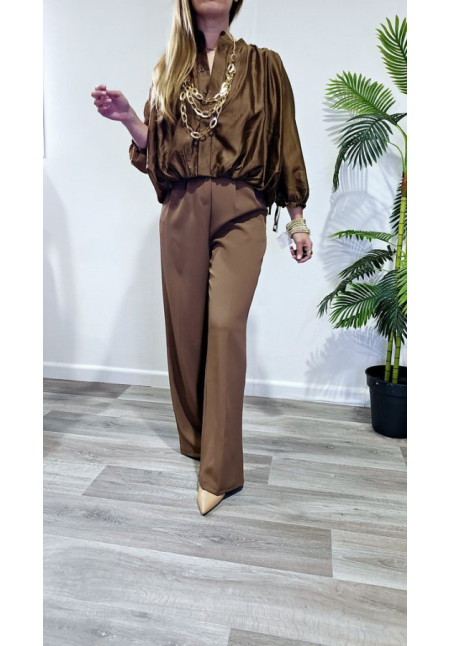 Pantalón Vestir Marrón 