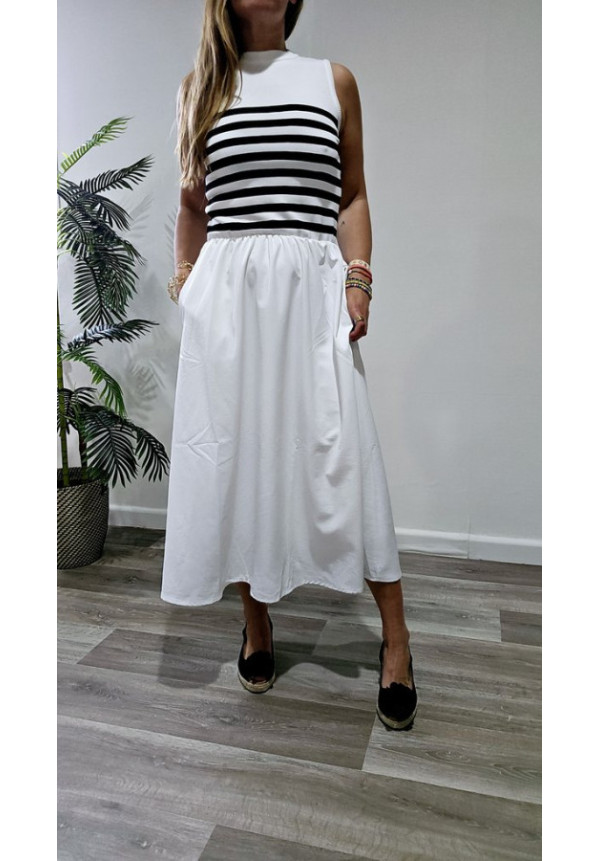 Vestido Rayado 