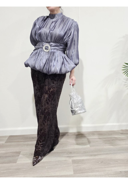 Pantalón Floral Velvet