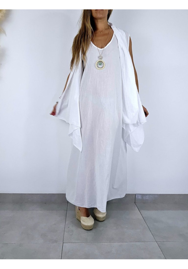 Vestido Con Chaleco